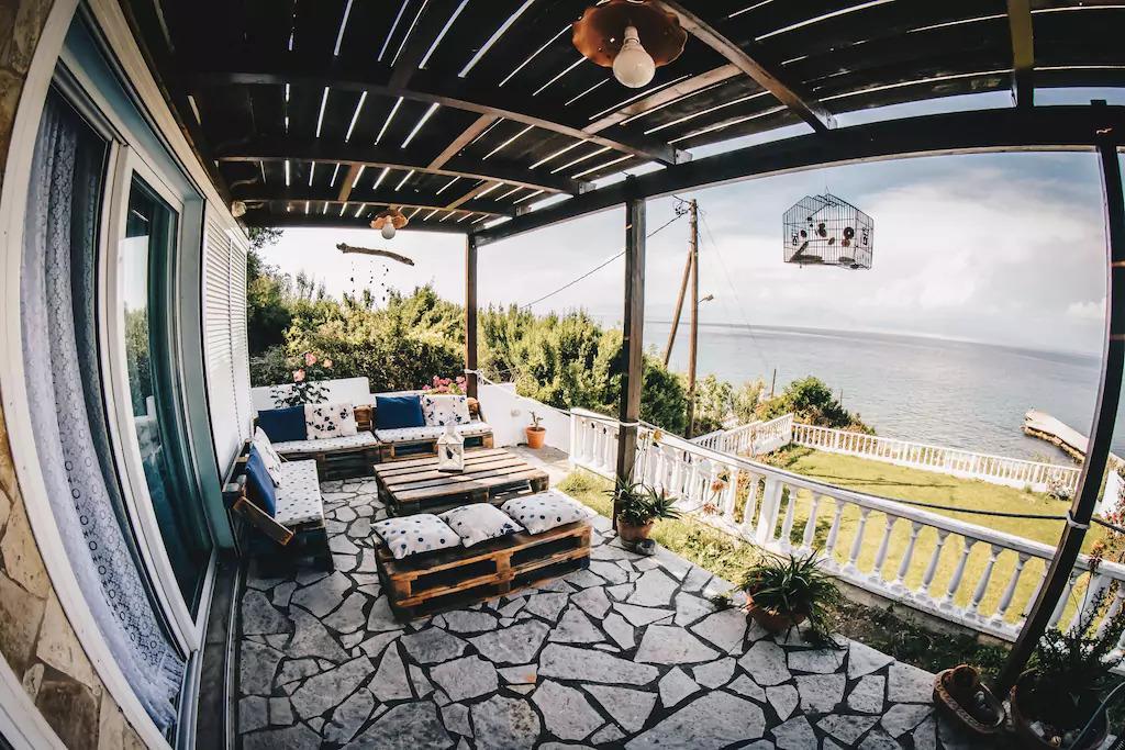 Villa Galanis By The Sea Niforéika Kültér fotó